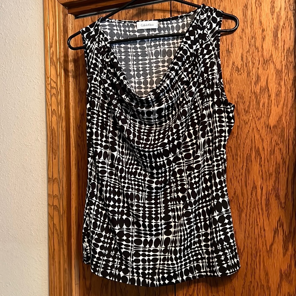 Sleeveless Blouse by Calvin Klein